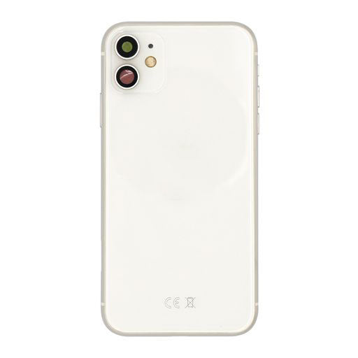 For iPhone 11 Complete Housing Incl. All Small Parts Without Battery And Back Camera (White)