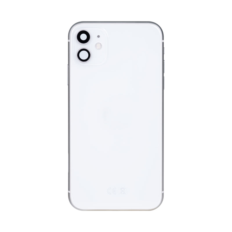 For iPhone 11 Complete Housing Incl. All Small Parts Without Battery And Back Camera (White)