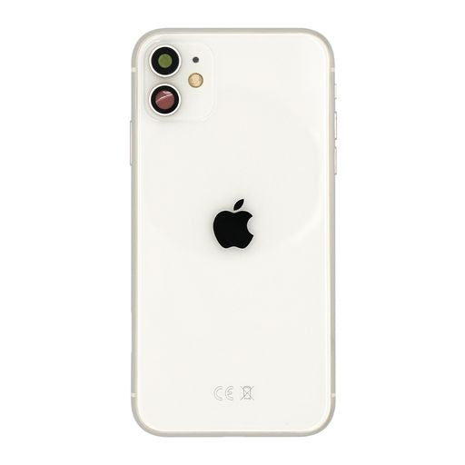 For iPhone 11 Complete Housing Incl. All Small Parts Without Battery And Back Camera (White)