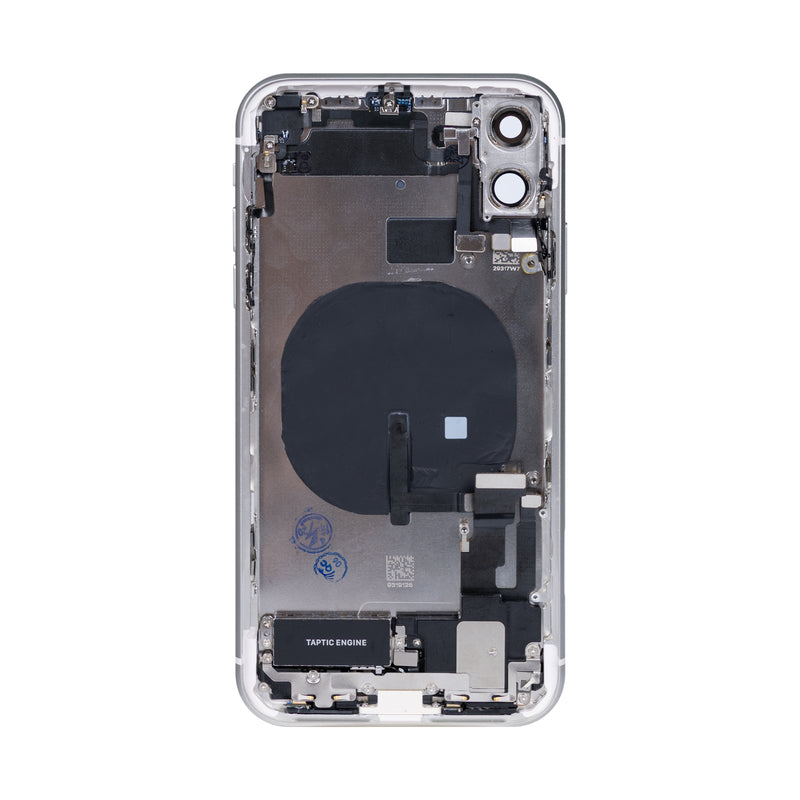 For iPhone 11 Complete Housing Incl. All Small Parts Without Battery And Back Camera (White)