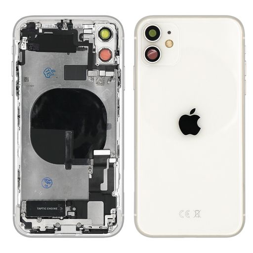 For iPhone 11 Complete Housing Incl. All Small Parts Without Battery And Back Camera (White)