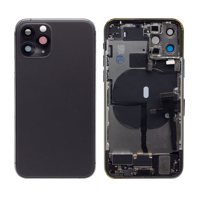 For iPhone 11 Pro Complete Housing Incl. All Small Parts Without Battery and Back Camera (Black)