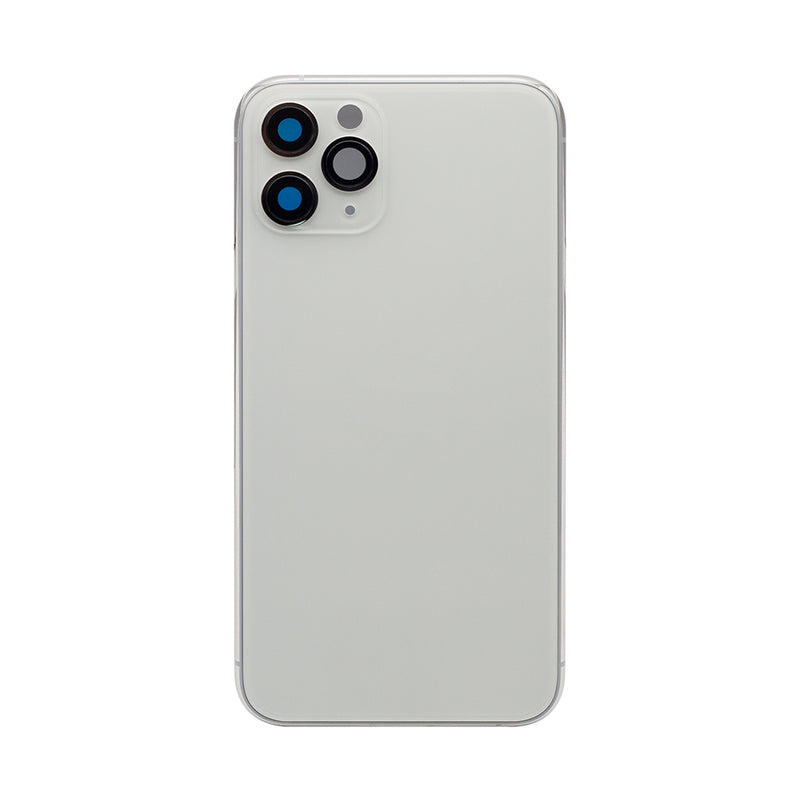 For iPhone 11 Pro Complete Housing Incl. All Small Parts Without Battery and Back Camera (White)