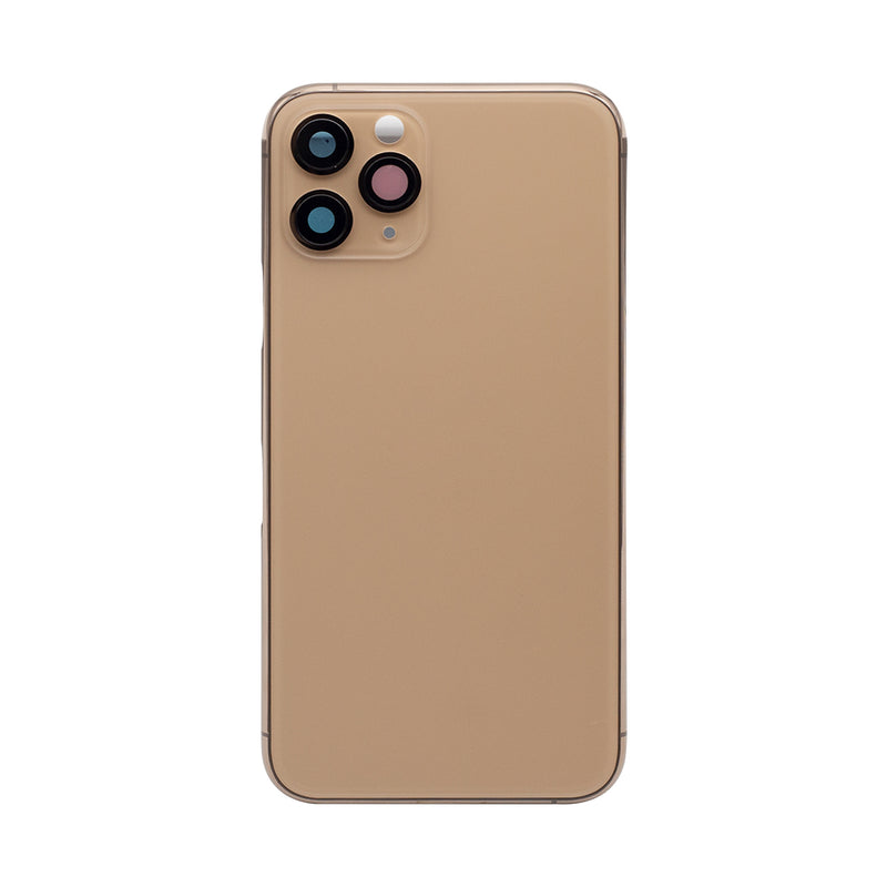 For iPhone 11 Pro Complete Housing Incl. All Small Parts Without Battery And Back Camera Gold