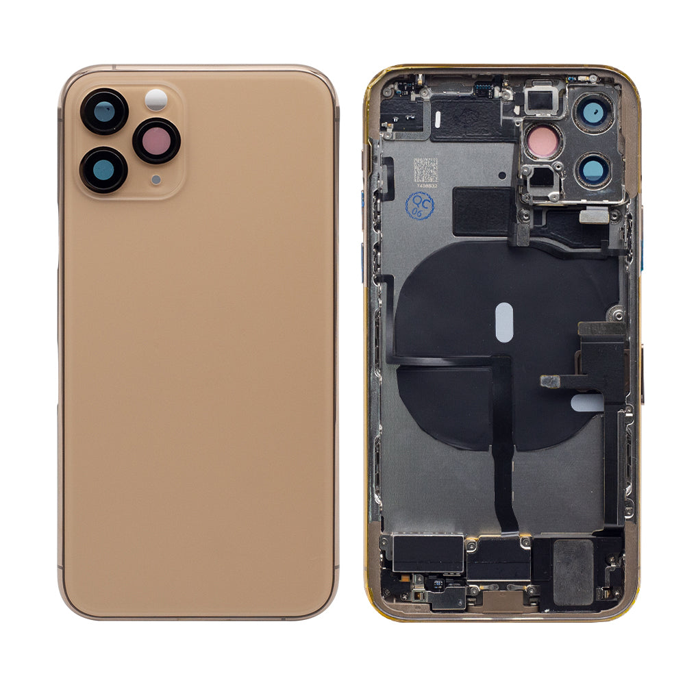 For Apple iPhone 11 Pro Housing With Small Parts Gold OEM