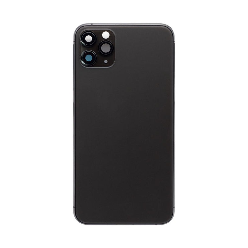 For iPhone 11 Pro Max Complete Housing Incl. All Small Parts Without Battery and Back Camera (Black)