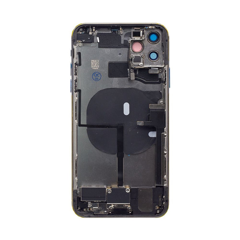 For iPhone 11 Pro Max Complete Housing Incl. All Small Parts Without Battery and Back Camera (Black)