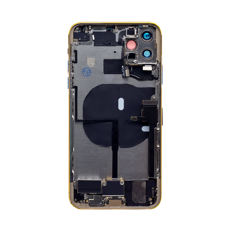 For iPhone 11 Pro Max Complete Housing Incl. All Small Parts Without Battery and Back Camera (Gold)