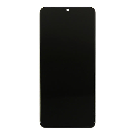 Samsung Galaxy A20s A207F Display And Digitizer With Frame Black Service Pack