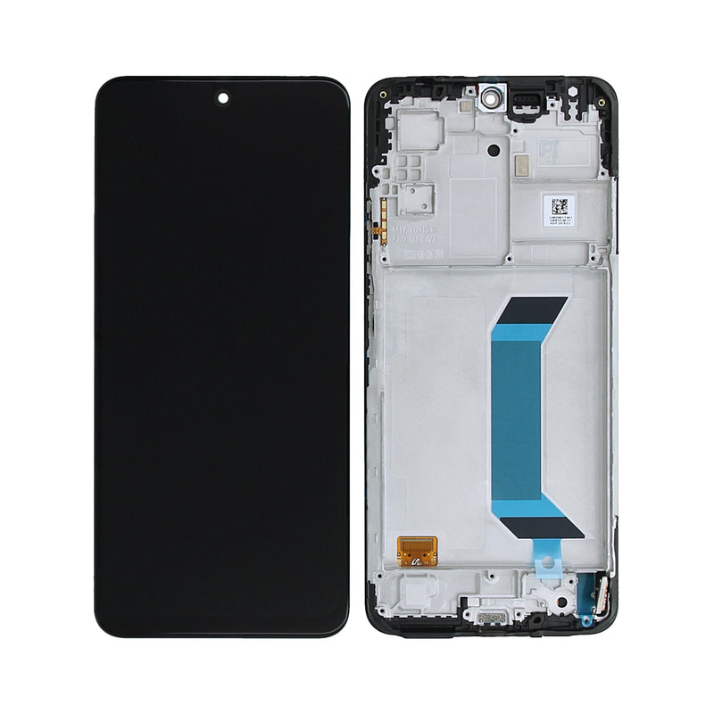 Xiaomi Redmi 12 4G (23053RN02A), 12 5G (23076RN4BI) Display And Digitizer With Frame Black OEM