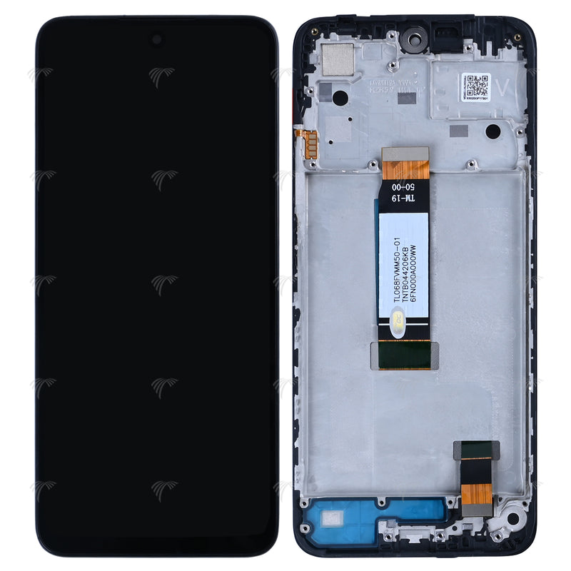 Xiaomi Redmi 12 4G (23053RN02A), 12 5G (23076RN4BI) Display And Digitizer With Frame Black OEM