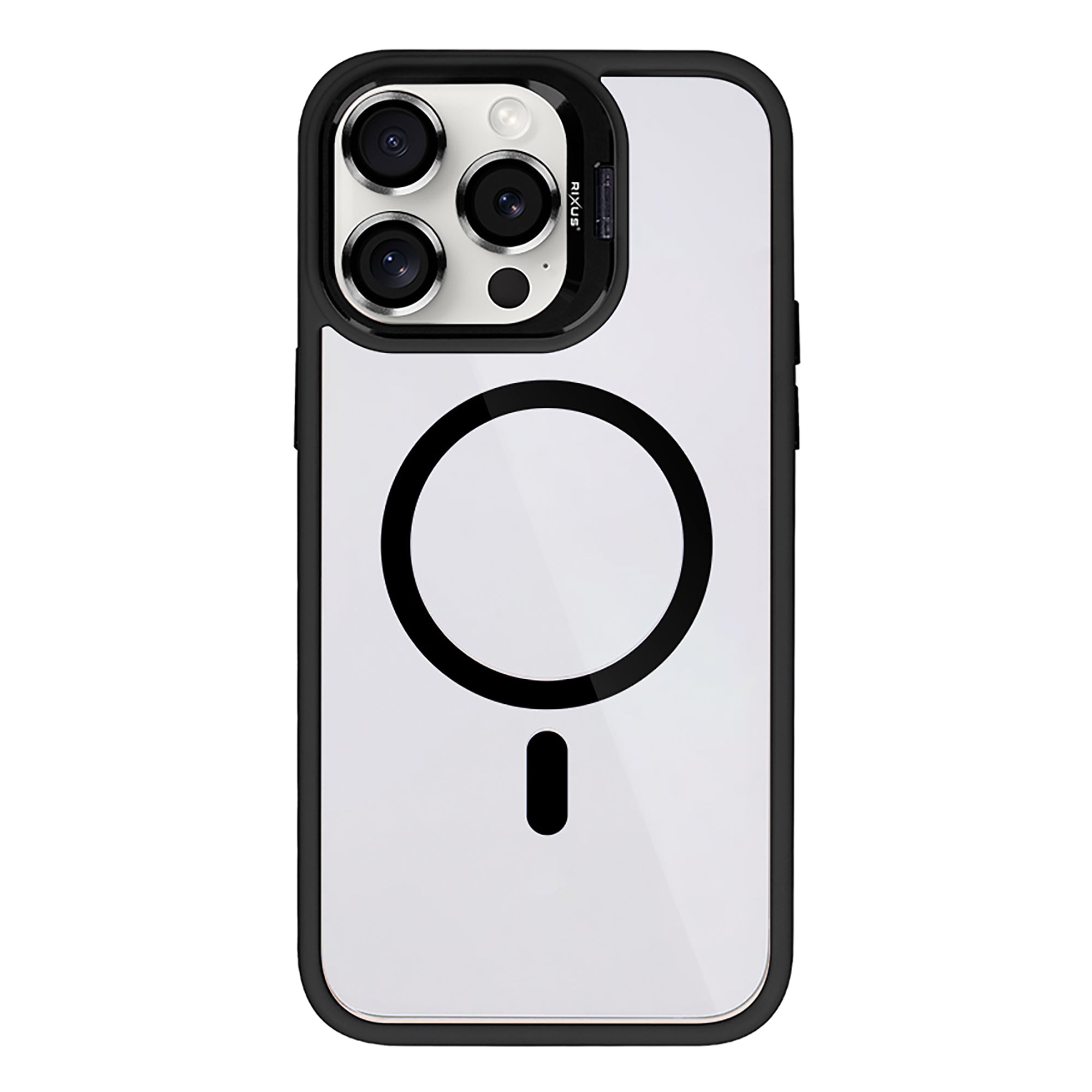 Rixus Classic 03 Case With MagSafe Compatible For Apple iPhone 14 Pro Black