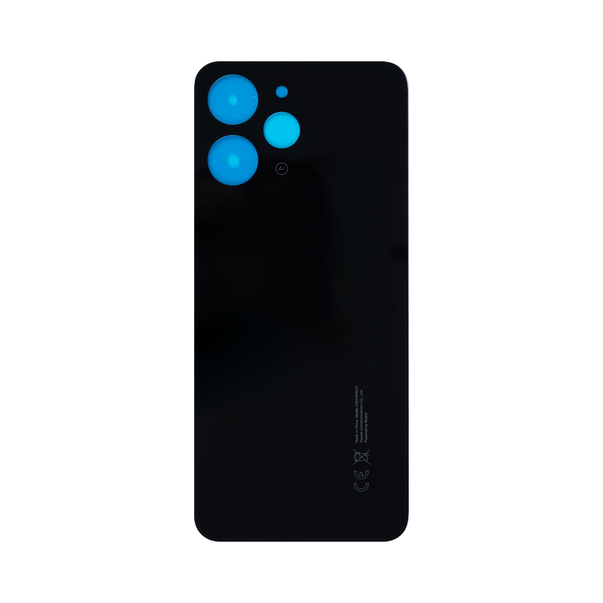 Xiaomi Redmi 12 4G Back Cover Without Lens Midnight Black OEM