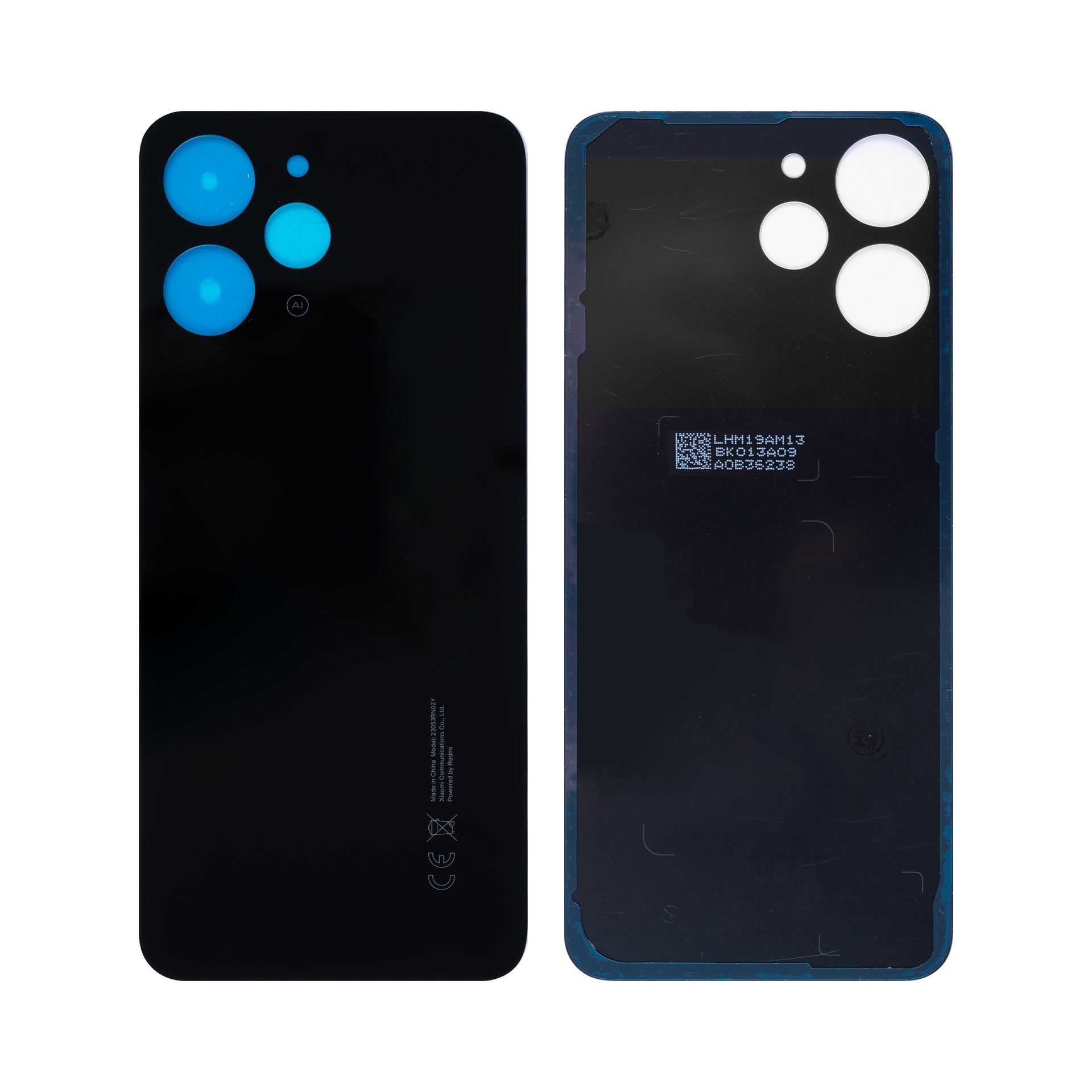 Xiaomi Redmi 12 4G Back Cover Without Lens Midnight Black OEM