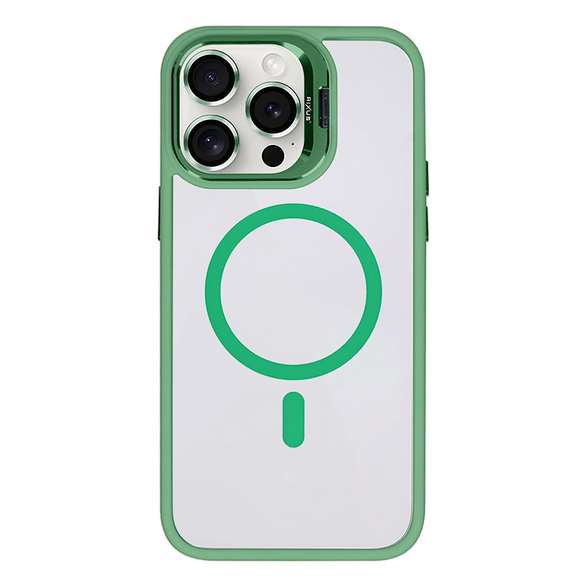 Rixus Classic 03 Case With MagSafe Compatible For Apple iPhone 14 Pro Max Light Green