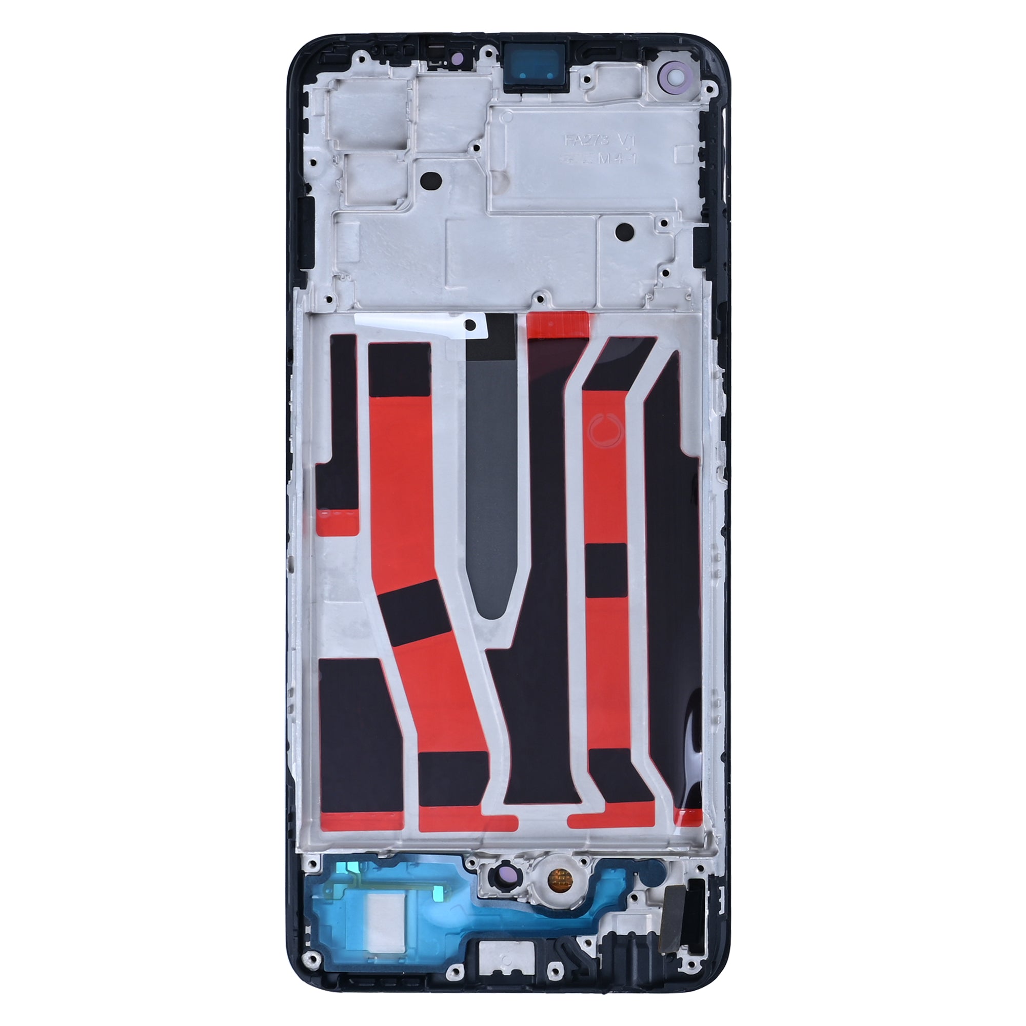 Oppo A94 5G Display And Digitizer With Frame Fluid Black OEM