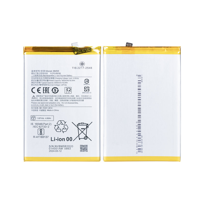 Xiaomi Redmi 12 4G, 12 5G, Poco M6 Pro 5G Battery BM5R OEM