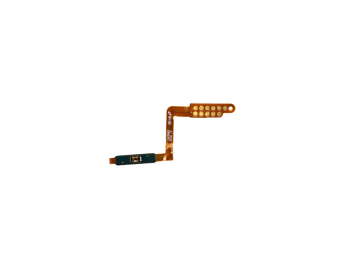Samsung Galaxy A7 (2018) A750F Fingerprint Sensor Flex With Power Button Gold OEM