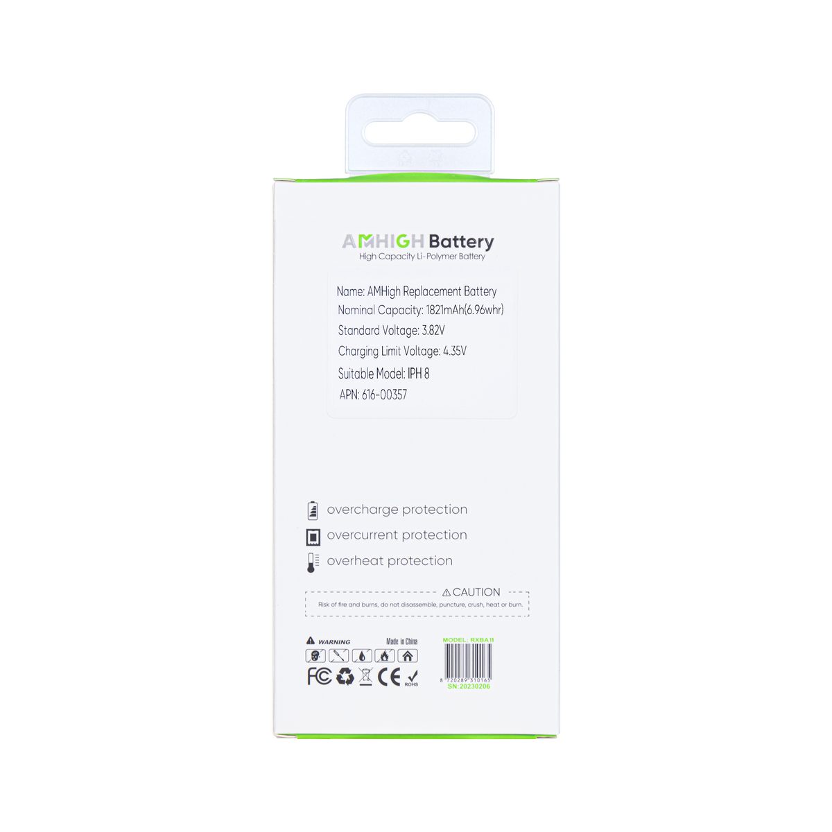 For Apple iPhone 8 Battery With ZY-Chip OEM
