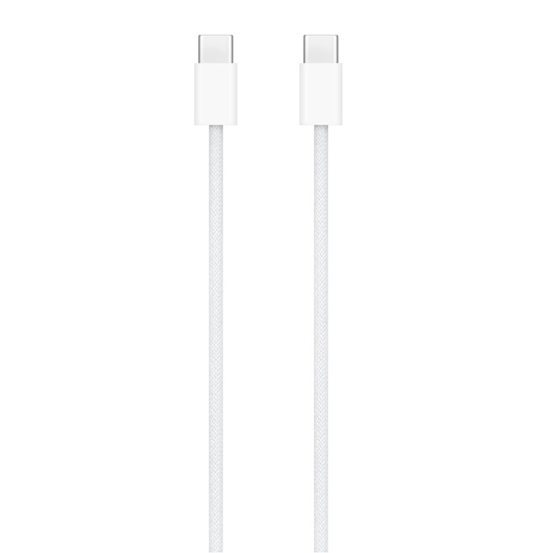 Apple iPhone 15 USB-C to USB-C Cable 100cm 60W Woven White (MQKJ3ZM/A)