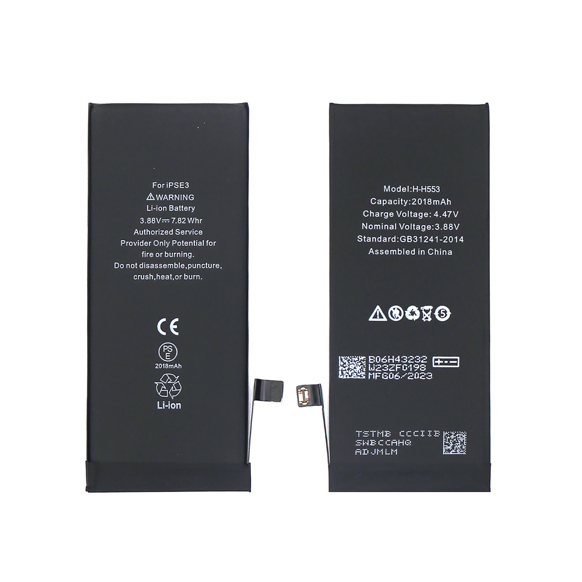 For Apple iPhone SE (2022) Battery With ZY-Chip OEM