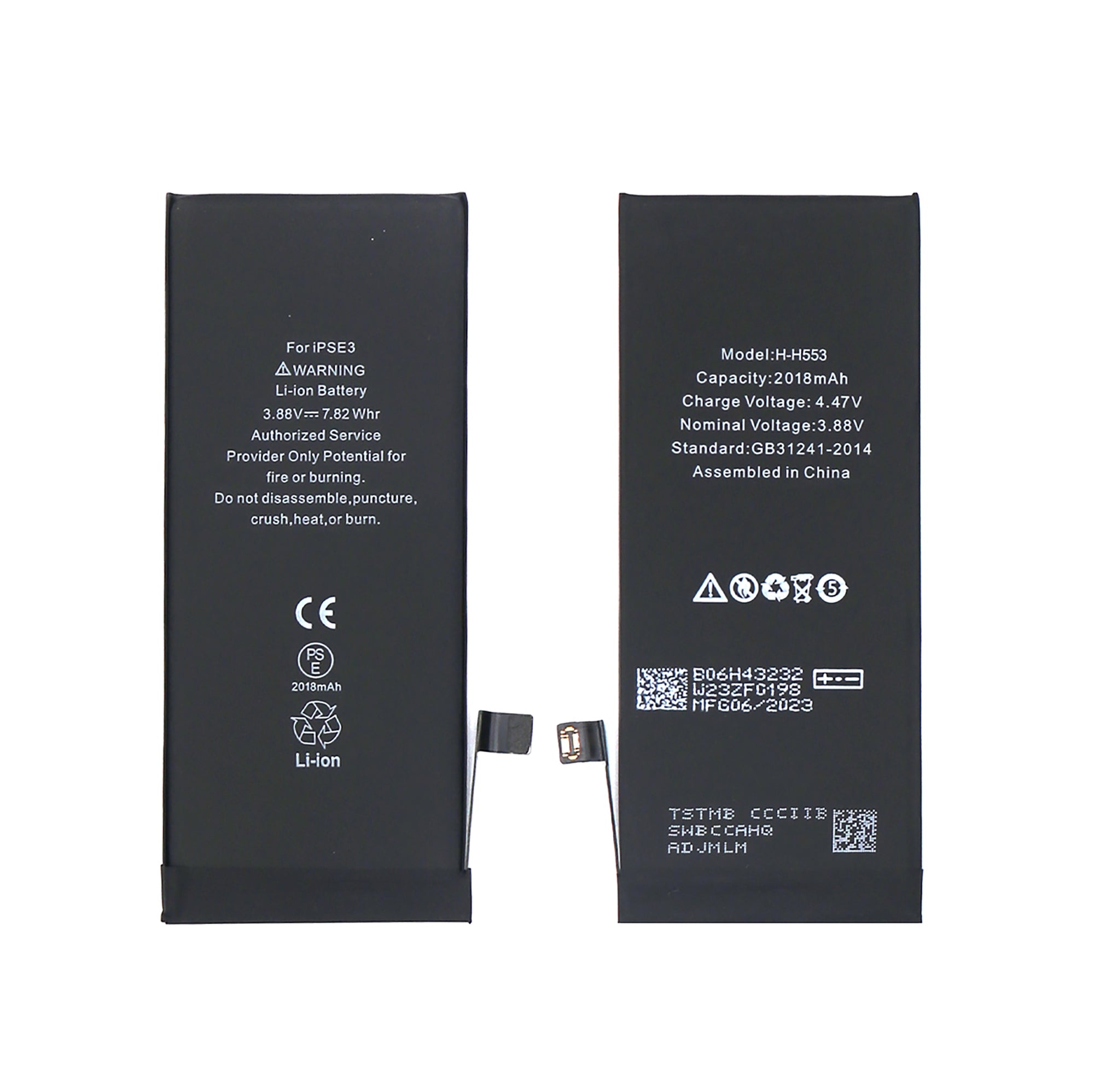 For Apple iPhone SE (2022) Battery With ZY-Chip OEM