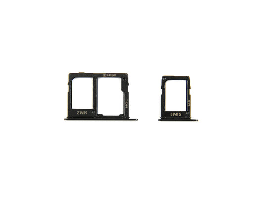 Samsung Galaxy A6 A600F, A6 Plus A605F (2018) Sim Card Holder Black OEM