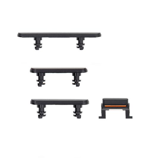 For Apple iPhone XR Side Button Set Black OEM (4pcs）