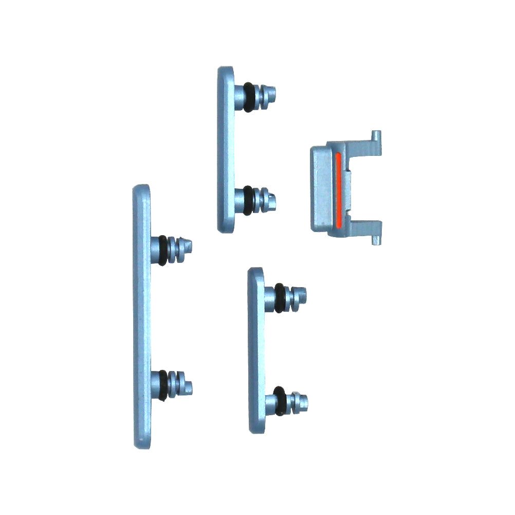 For Apple iPhone XR Side Button Set Blue OEM (4pcs）
