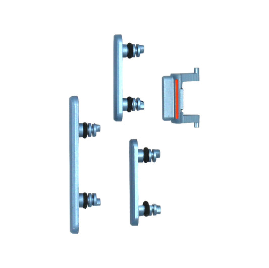 For Apple iPhone XR Side Button Set Blue OEM (4pcs）