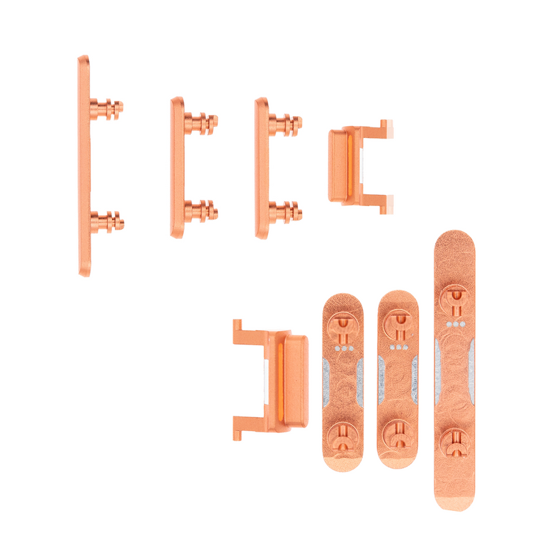 For iPhone Xr Buttons Set Coral (4pc)