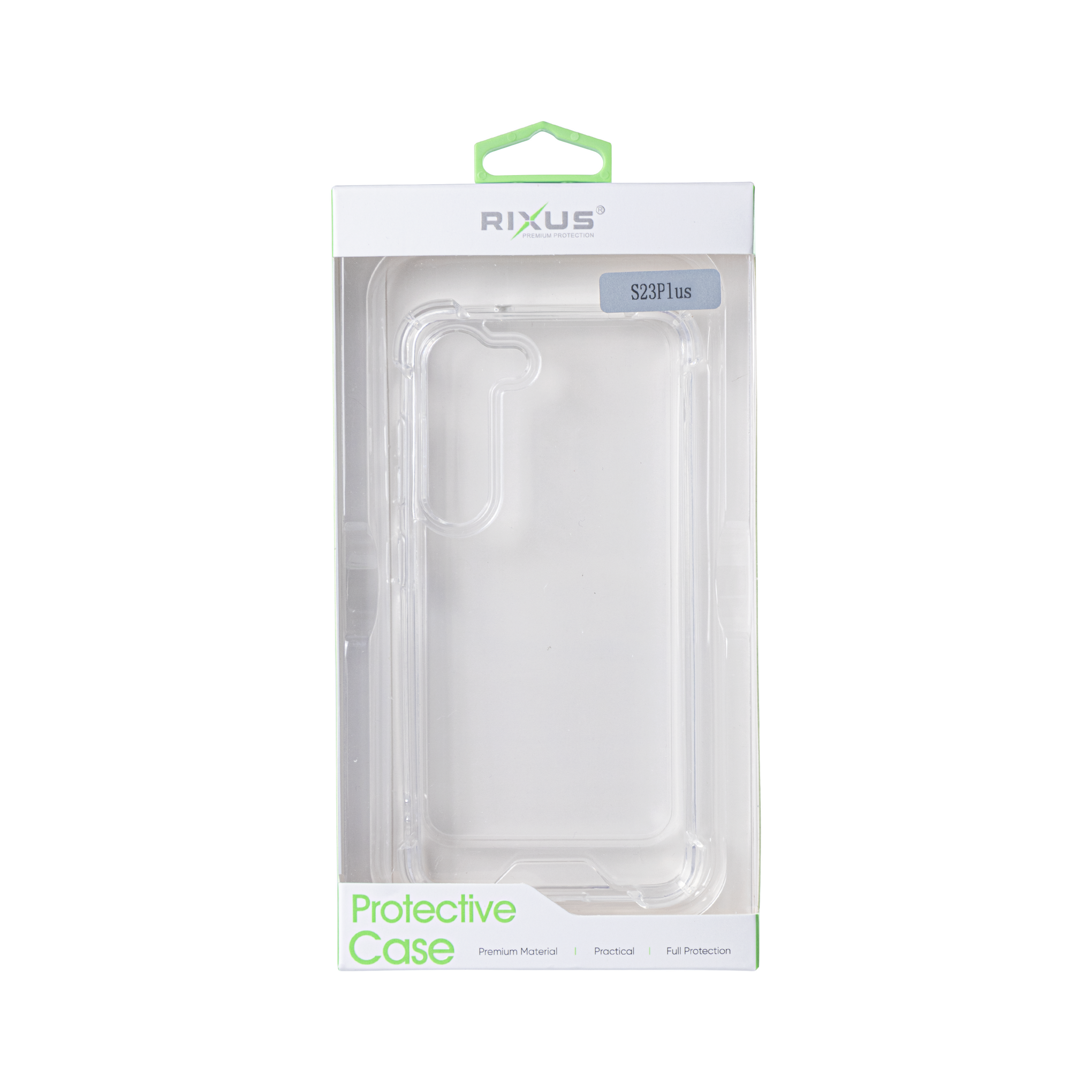 Rixus Anti-Burst Case For Samsung Galaxy S23 Plus Transparent