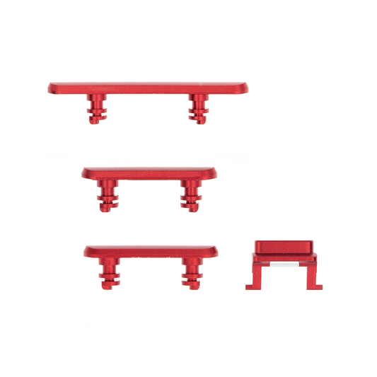 For Apple iPhone XR Side Button Set Red OEM (4pcs）