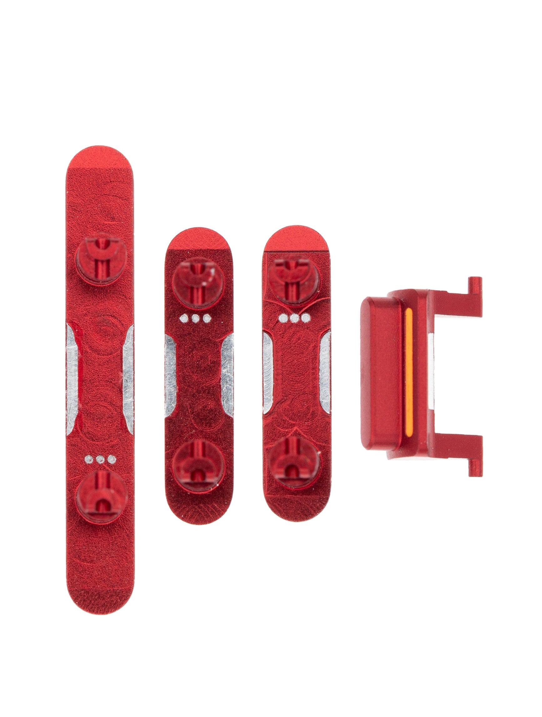 For Apple iPhone XR Side Button Set Red OEM (4pcs）