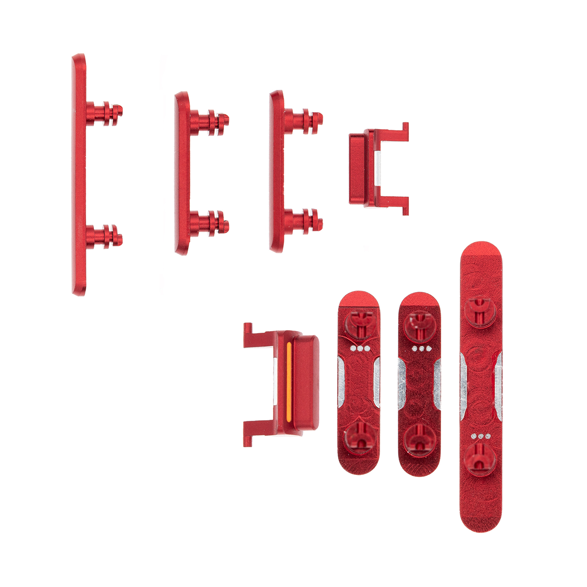 For Apple iPhone XR Side Button Set Red OEM (4pcs）