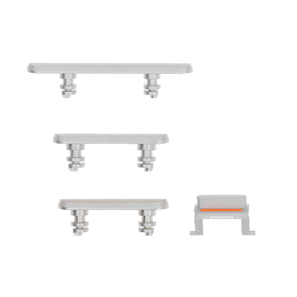 For Apple iPhone XR Side Button Set White OEM (4pcs）