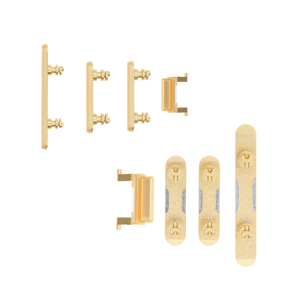 For Apple iPhone XR Side Button Set Yellow OEM (4pcs）