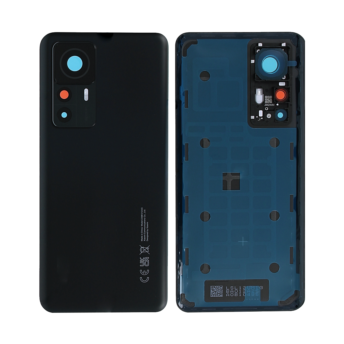Xiaomi 12T Pro 5G Back Cover With Lens Black OEM