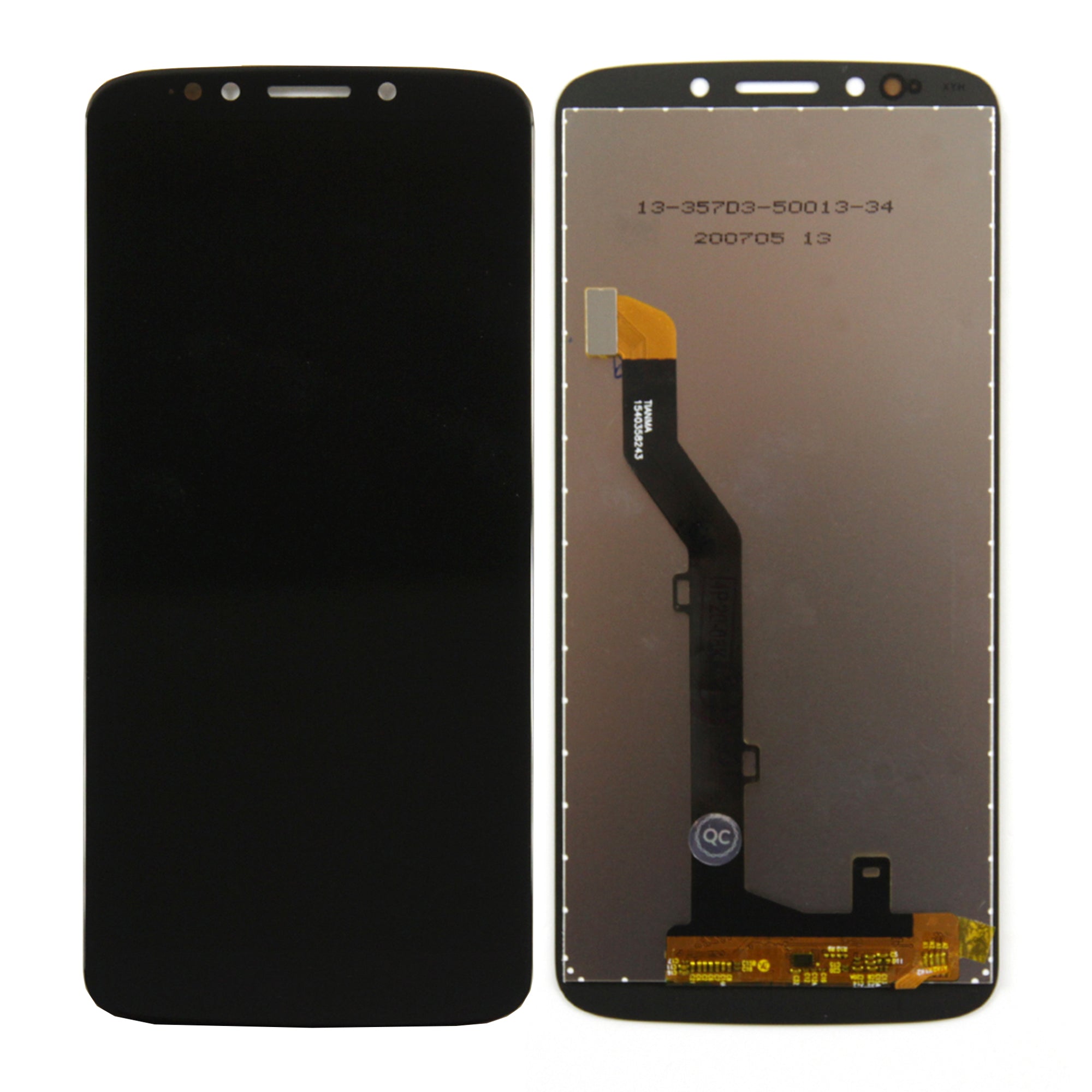 Motorola Moto E5 Display And Digitizer Without Frame Black OEM