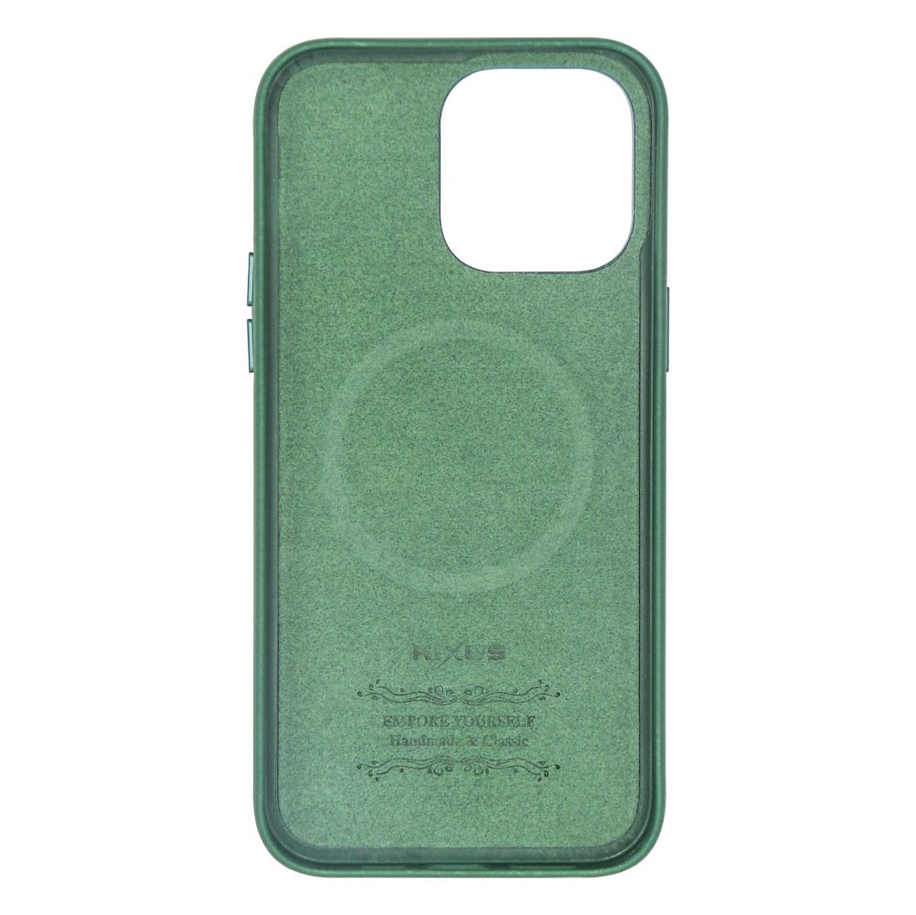Rixus Classic 02 Case With MagSafe Compatible For Apple iPhone 14 Pro Max Green