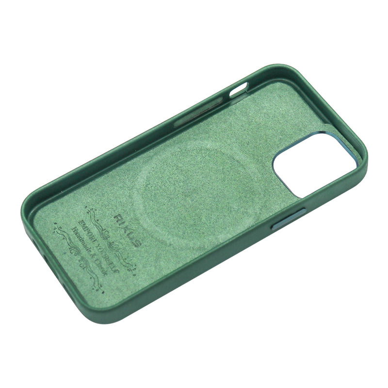 Rixus Classic 02 Case With MagSafe For iPhone 12 Mini Green