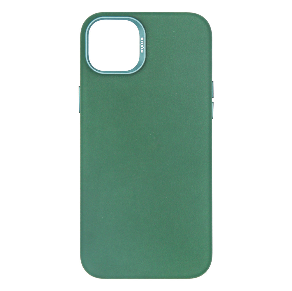 Rixus Classic 02 Case With MagSafe Compatible For Apple iPhone 14 Plus Green