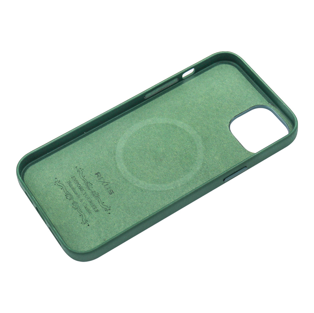 Rixus Classic 02 Case With MagSafe Compatible For Apple iPhone 14 Plus Green