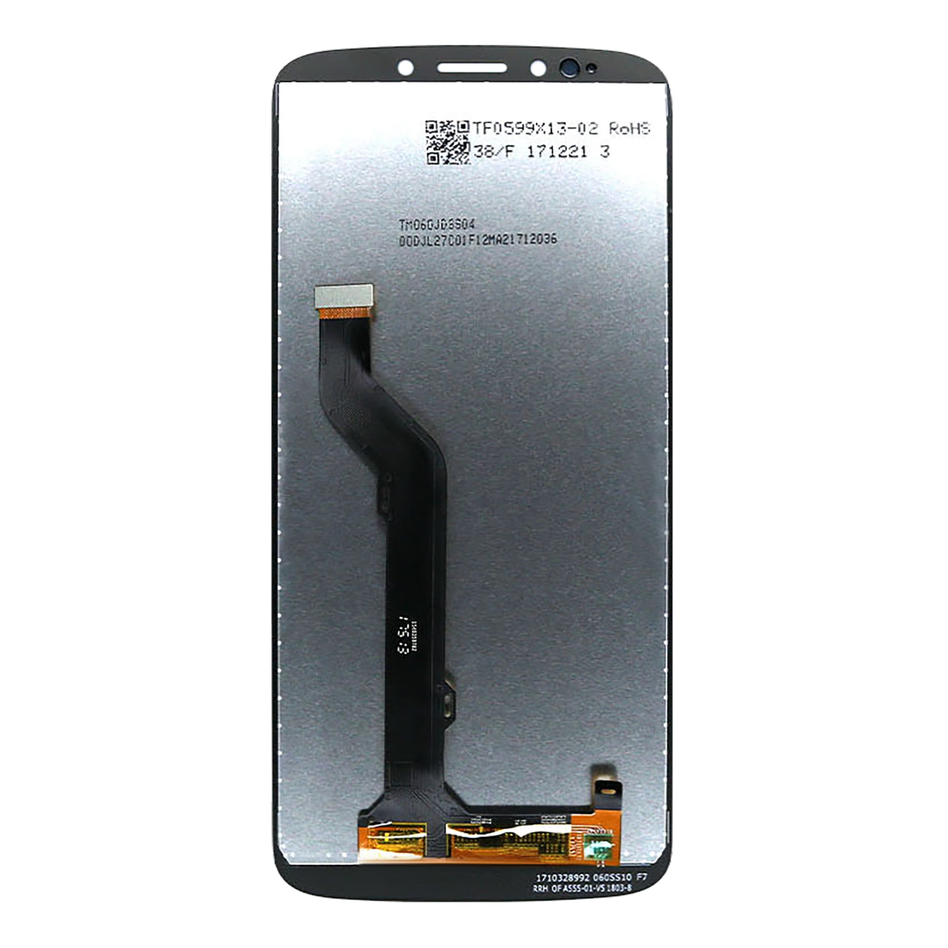 Motorola Moto E5 Plus Display And Digitizer Without Frame Black OEM