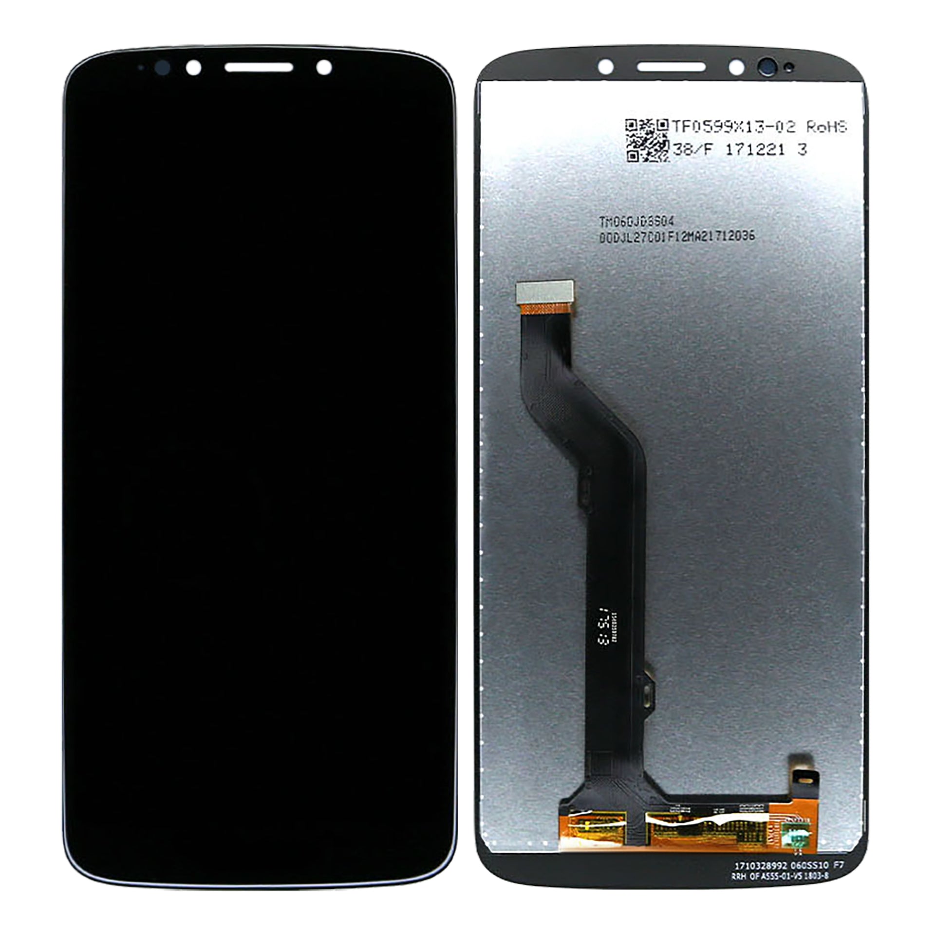 Motorola Moto E5 Plus Display And Digitizer Without Frame Black OEM
