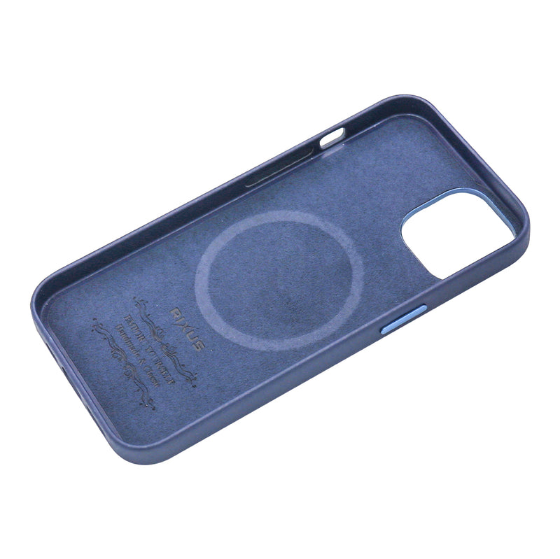 Rixus Classic 02 Case With MagSafe For iPhone 14 Blue