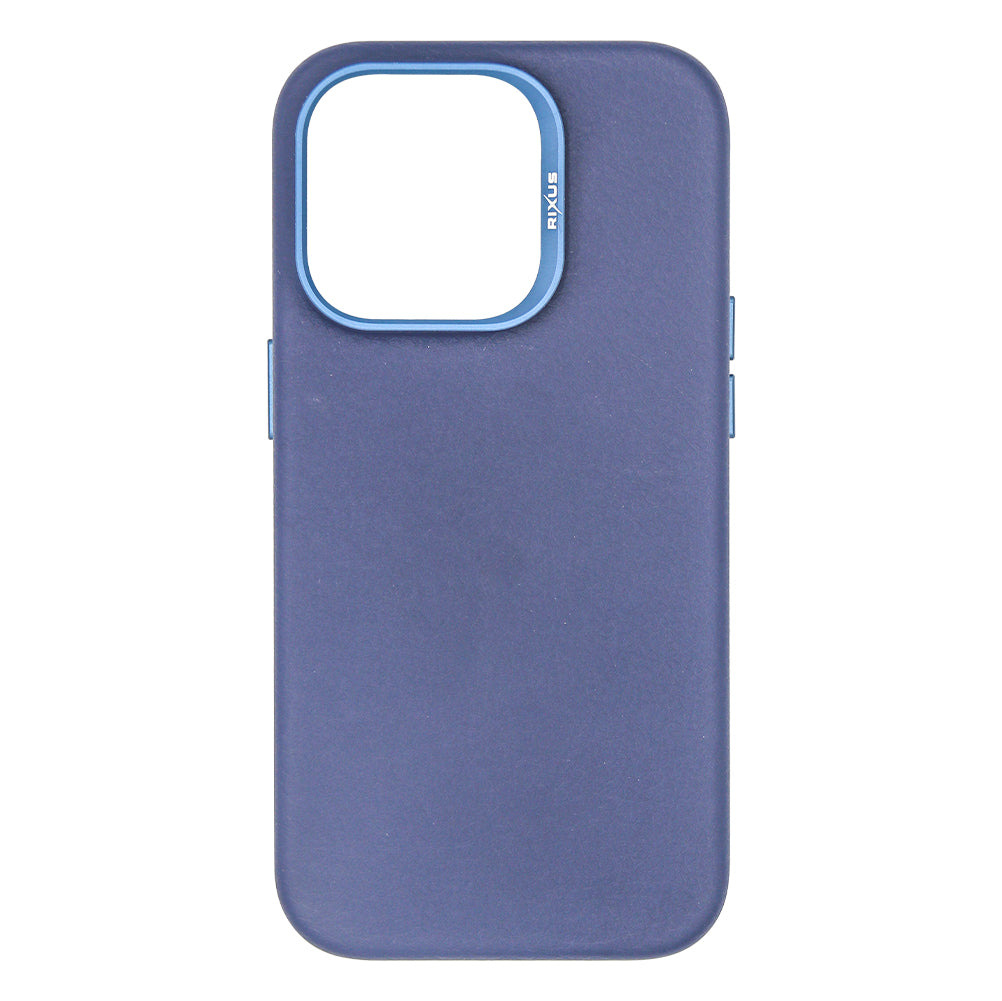 Rixus Classic 02 Case With MagSafe Compatible For Apple iPhone 14 Pro Blue