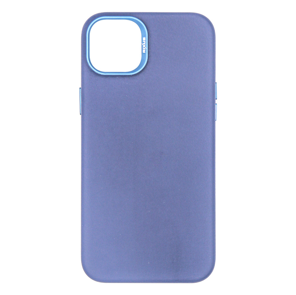 Rixus Classic 02 Case With MagSafe Compatible For Apple iPhone 14 Plus Blue
