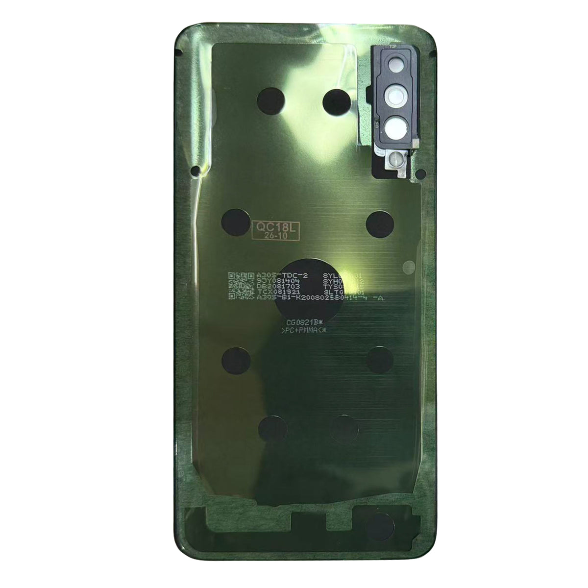 Samsung Galaxy A30s A307F Back Cover With Lens Prism Crush Black OEM