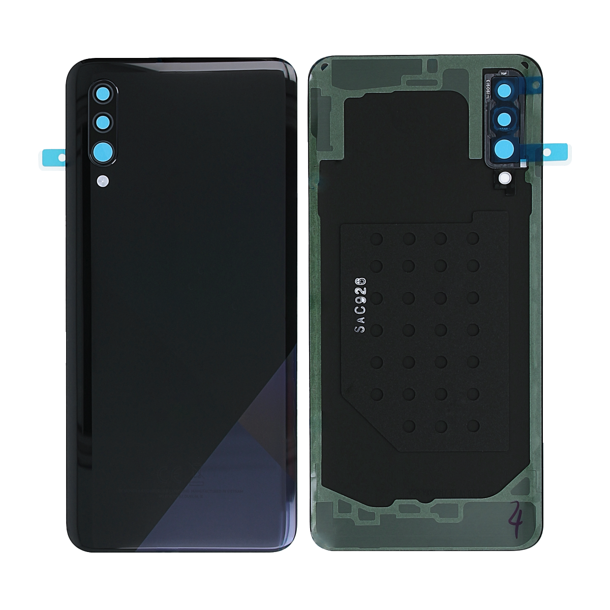 Samsung Galaxy A30s A307F Back Cover With Lens Prism Crush Black OEM